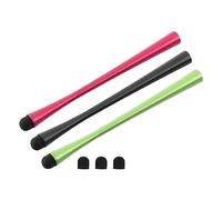QUARKZMAN 3uds Ópticos Bolígrafos para Táctiles Pantallas Delgado Universal Capacitiva Óptico Bolígrafo para Todos Capacitivo Táctil Dispositivo con 3 Extra Puntas, Rojo/Negro/Verde