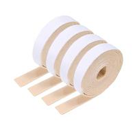 QUARKZMAN 4 Hojas de Fieltro Autoadhesivas de 118x1 Pulgada Almohadillas de Fieltro Adhesivas Antideslizantes para Muebles, Manualidades, Manteles y Tapetes, Color Beige