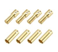 QUARKZMAN 4 Pares Conectores Banana Plug 5.5mm Macho Hembra Banana Plug para Cable De Altavoz Batería RC Motor ESC