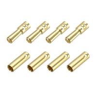 QUARKZMAN 4 Pares Conectores Banana Plug 5mm Macho Hembra para Cable De Altavoz Batería RC Motor ESC