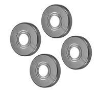 QUARKZMAN 4 pcs De Flange De Brazo De Ducha 62mm/2.4" OD Placa Escutcheon ABS Cubiertas Redondas Para Plomería Para Tubería De Agua De 20mm/0.8" Diámetro Accesorios De Decoración Gris