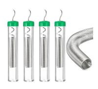 QUARKZMAN 4 Pcs Estaño Con Núcleo De Resina 1.5mm Diámetro 10g Cada Uno | Estaño Alambre Con Flux, Alambre De Estaño Portátil Rohs, Para Soldadura Eléctrica Placas De Circuito DIY