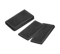 QUARKZMAN 4 Pcs Niveladores Muebles, Calzas Mesa Negras Plástico Flexible, Cuña Niveladora Multiusos Firme Y Antideslizante para Mesas Desniveladas, Patas Cómoda Y Puertas, Altura 5mm