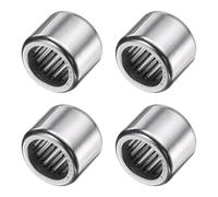 QUARKZMAN 4 Pcs Rodamientos De Agujas, HK1214 Diámetro Interior 12mm Diámetro Exterior 18mm Ancho 14mm Rodamientos De Pista De Acero Extremo Abierto, Tractor De Césped, Automoción