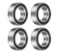QUARKZMAN 4 Pcs Rodamientos De Bolas No Estándar 15268-2RS 15mm Diámetro Interno x 26mm Diámetro Externo x 8mm Grosor Rodamientos De Acero Cromado Con Doble Sello De Goma