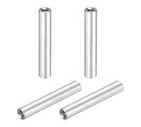 QUARKZMAN 4 Pcs Separadores De Columna Redondos De Aluminio M3x30mm Con Rosca Interna Para Piezas De Multirrotor RC Bricolaje FPV Quadcopter (Color Plateado)