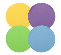 QUARKZMAN 4 Pezzi Tappi Apertura Barattoli In Silicone, 12.5 cm/5" Apri Barattoli Multiuso Tappi Rotondi Antiscivolo Per Mani Deboli Anziani Bambini, xx/Viola/Giallo/Verde