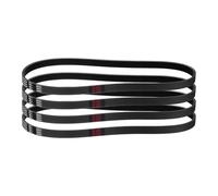 QUARKZMAN 4 Piezas 280J6 PJ Correa En V 6 Nervios 28" Longitud X 0.55" Ancho X 0.14" Altura Correa Poli V De Goma EPDM Correa Micro En V Multi Cuña