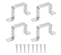 QUARKZMAN 4 Piezas Abrazadera En Forma De U Para Tubo Cuadrado 45x45mm