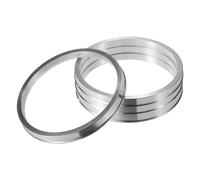 QUARKZMAN 4 Piezas Anillos Centradores De Aleación De Aluminio, Diámetro Exterior 110 Mm A Diámetro Interior 100 Mm para Cubos De Rueda De Coche