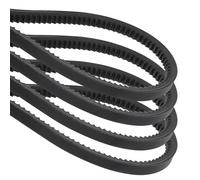 QUARKZMAN 4 Piezas AX76 Correa En V De EPDM Correa Industrial De Goma Dentada Con Borde Crudo Ancho De 1/2" X 78" De Circunferencia Externa