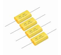 QUARKZMAN 4 Piezas Condensador Divisor De Frecuencia 4.7uF 250V Condensador De Audio Para Altavoces No Polarizado De Polipropileno MKP Película