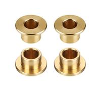 QUARKZMAN 4 Piezas De Cojinetes De Manga Con Brida, Diámetro Interno 10mm x Diámetro Externo 14mm x Longitud 12mm, Casquillos Autolubricantes De Bronce Sinterizado