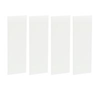 QUARKZMAN 4 Piezas de Forro para Mango de Cuchillo, 4.7" X 1.6" X 0.04" Hojas Separadoras de G10 para Mango de Cuchillo Material para Espaciadores, Blanco