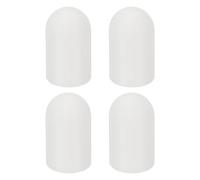 QUARKZMAN 4 Piezas De Tapas Difusoras para 14.3mm DI X 29mm Altura Tapas Finales Flexibles De Silicona Protectores Roscados para Luces LED De Antorcha 15-18mm Muebles Tubos Pernos
