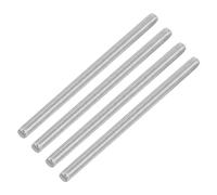 QUARKZMAN 4 Piezas de Varilla Roscada Completa, M5 x 90mm, Acero Inoxidable 304, Rosca a la Derecha, Pernos de Barra M5-0.8 para Ensamblaje de Muebles y Maquinaria