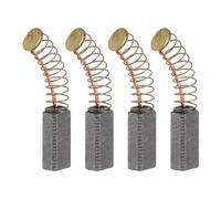 QUARKZMAN 4 Piezas Escobillas De Carbono 12mm x 5.8mm x 4mm | Escobillas Para Amoladora Tipo 6#, Pieza De Repuesto Para Motor Eléctrico Rotativa Máquina De Cortar Pulidora, Escobillas
