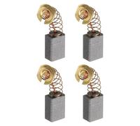 QUARKZMAN 4 Piezas Escobillas De Carbono 12mm x 8mm x 6mm Escobillas Para Amoladora 411# Pieza De Repuesto Para Motor Eléctrico Herramienta Rotativa Máquina De Cortar Pulidora Escobillas