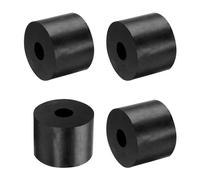 QUARKZMAN 4 piezas Espaciadores de Goma 40mm OD 12mm ID 30mm de Altura Espaciador Redondo Antivibración Arandelas Gruesas para Accesorios de Hogar y Coche