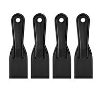 QUARKZMAN 4 Piezas Espátula De agramasa 1.97" Cuchillas De agramasa Plásticas Flexibles Desechables Herramienta De Limpieza Para Aplicar agramasa, Parches, Reparaciones De Pintura, Negro