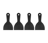 QUARKZMAN 4 Piezas Espátula De agramasa 3.94" Cuchillas De agramasa Plásticas Flexibles Desechables Herramienta De Limpieza Para Aplicar agramasa, Reparación De Pintura, Parches, Negro