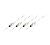 QUARKZMAN 4 Piezas Fusible Térmico de Temperatura Metálica RY157 157 °C 314.6°F 15A 250V Fusible de Corte Térmico para Motor Transformador Aparatos Eléctricos Industriales y Domésticos