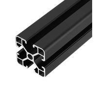 QUARKZMAN 4 Piezas Perfil Lineal Aluminio Anodizado 4040 Con Ranura En T, 200mm Estándar Europeo Para Piezas Impresoras 3D Proyectos CNC Y DIY, Negro