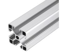 QUARKZMAN 4 Piezas Ranura T 4040 Extrusión De Aluminio 300mm Estándar Europeo Perfil De Carril Lineal Anodizado Para Estructuras De Partes De Impresoras 3D Proyectos CNC Y DIY Color Plata