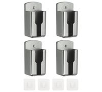 QUARKZMAN 4 Piezas Soporte para Control Remoto Montaje En Pared (2" x 1.63" x 3.94") - Caja Organizadora Universal para Control Remoto De TV AC Aire Acondicionado Reproductor Multi
