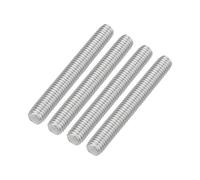 QUARKZMAN 4 Piezas Varilla Roscada Completa M8 x 60mm Acero Inoxidable 304 Rosca a la Derecha Pernos de Barra M8-1.25 Para Ensamblaje de Muebles y Maquinaria