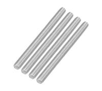QUARKZMAN 4 Piezas Varilla Roscada Completa M8 x 90mm Acero Inoxidable 304 Rosca a la Derecha Pernos de Barra M8-1.25 Para Ensamblaje de Muebles y Maquinaria