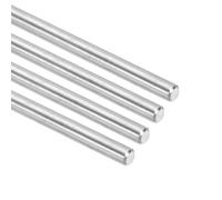 QUARKZMAN 4 Varillas De Movimiento Lineal, 4.8mm x 300mm Guía De Carril De Movimiento Lineal De Acero Inoxidable 304 Para Impresora 3D, CNC, Herramienta De Artesanía DIY (Diámetro: 3/16