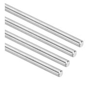 QUARKZMAN 4 Varillas De Movimiento Lineal, 4.8mm x 400mm Varillas Guía De Carril Lineal De Acero Inoxidable 304 Para Impresora 3D, CNC, Herramienta De Bricolaje (Diámetro: 3/16 Pulgada)