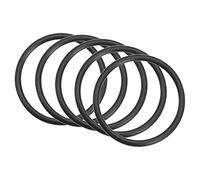 QUARKZMAN 40mm x 33,8mm x 3,1mm Nitrilo Goma Juntas Tóricas x 5uds Redondo Junta Arandela para Grifo Plomería Reparación Sellado Conexión [Negro]