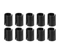 QUARKZMAN 40uds Alambre Clips Estanterías Estante Cerradura, Plástico Clips Estanterías para Poste de 1" Estantería, Estantería Fundas Reemplazos para Alambre Estantería Sistema, Negro