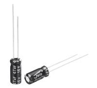 QUARKZMAN 47uF 16V 5x11mm Condensador Electrolítico, Terminales Radiales Condensadores De Aluminio Para TV, Monitor LCD, VCD, 15 Piezas