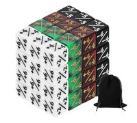 QUARKZMAN 48Pcs Dados Mágicos Contadores, Set De Dados D6 De Vida De Acrílico para Juegos De Cartas Estándar, Blanco, Negro, Rojo Y Negro, Verde Y Negro