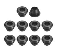 QUARKZMAN 48Pcs Pasacables Arandelas de Goma, Ojales de Cable de Goma de Agujero 7mm, Tapones de Agujero Hueco de Doble Cara para Cortafuegos, Proteger Cables Enchufes