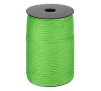 QUARKZMAN 4mm x 100m Cuerda de Polipropileno, Cordón Trenzado Cuerda Trenzada Escalada Hueca Hilo para Tendedero Exterior Camping Senderismo Sujeciones Bricolaje, Verde Claro