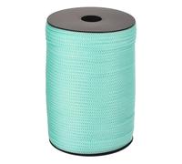 QUARKZMAN 4mm x 100m Cuerda de Polipropileno, Cordón Trenzado Cuerda Trenzada Escalada Hueca Hilo para Tendedero Exterior Camping Senderismo Sujeciones Bricolaje, Azul Nilo