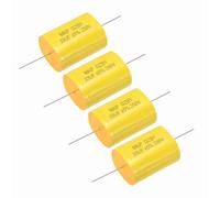 QUARKZMAN 4Pcs Condensador Divisor De Frecuencia 33uF 250V Condensador De Audio Para Altavoces No Polarizado De Polipropileno MKP
