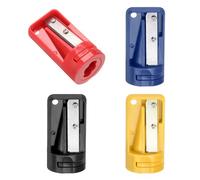 QUARKZMAN 4pcs Sacapuntas de Carpintero Sacapuntas de Carpintero Para Lápiz de Carpintero Sacapuntas Manual Sacapuntas Portátil Sacapuntas Para Pintura de Carpintería