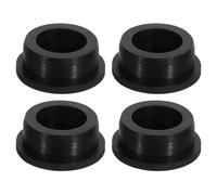 QUARKZMAN 4pcs Tapón de Silicona, Tapones Pata Botones de Silicona Tapa de Botón de Goma Sellador de Silicona Reutilizable para Orificio de 32-33mm/1.26-1.3",Negro