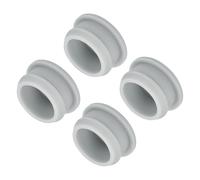 QUARKZMAN 4pcs Tapones de Silicona, Tapa para Ocultar Agujero de 24mm, Cubierta Impermeable de Bloqueo Sellado Suave Panel Redondo para Mubles Tubos Botella Cocina Baño Laboratorio, Gris