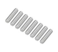 QUARKZMAN 4Pcs Varilla Roscada Completa M8 x 30mm Acero Inoxidable 304 Rosca a la Derecha Pernos de Barra para Ensamblaje de Muebles y Maquinaria