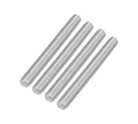 QUARKZMAN 4Pcs Varilla Roscada Completa M8 x 65mm Acero Inoxidable 304 Rosca a la Derecha Pernos de Barra para Ensamblaje de Muebles y Maquinaria
