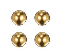 QUARKZMAN 4uds 20mm Precisión Sólido Latón Rodamientos Bolas para Rodamientos Válvulas Decoración