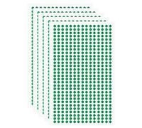 QUARKZMAN 5 Hojas 2250pcs Diamantes de Imitación Autoadhesivos, 3mm Acrílico Estrás Pegatina Brillante Gema Cristal Piedras para Cara Uñas Manualidades Ropa DIY Recorte Album, Verde Oscuro