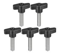 QUARKZMAN 5 Pcs de Tornillo de Sujeción, M8 x 35mm, Acero Inoxidable 304, Tornillos de Pulgar en Forma de T para Reemplazo Rápido de Perillas de Apriete Manual