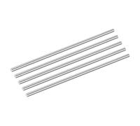 QUARKZMAN 5 Piezas Barras De Acero Inoxidable 304 3mm X 102mm Varillas Redondas Macizas De Metal Barra Para Torno Para Aviones Modelo Coches Barcos Manualidades DIY Trabajo En Metal